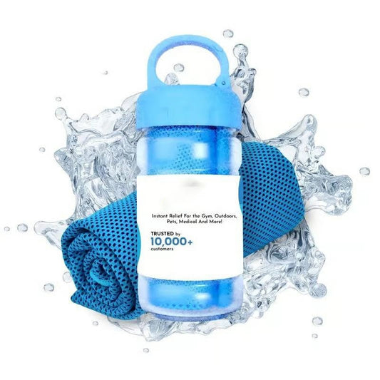 🎁Last Day Buy 1 Get 1 Free (Each only £3.99)🔥❄️Cold Sweat Towel You Can Use Anywhere, Anytime! Reusable Soft Absorbent Cooling Portable