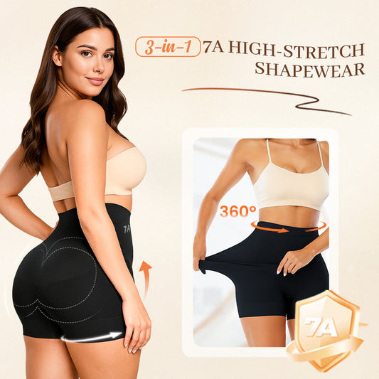 🔥Buy 1 Get 1 Free🌸Women's High-Waisted Ice Silk Tummy Control and Butt Lift Underwear