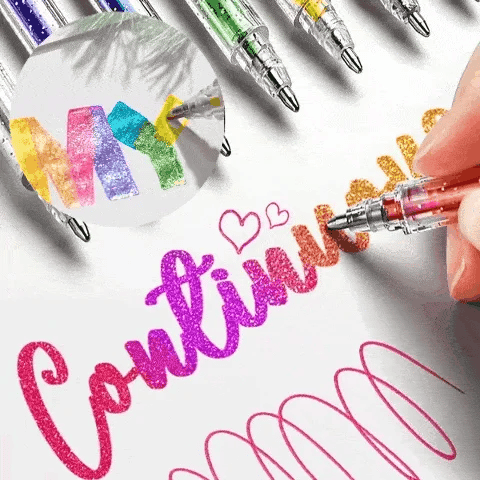 🎁Last Day Sale 50% OFF✨Glitter Gel Pen Set
