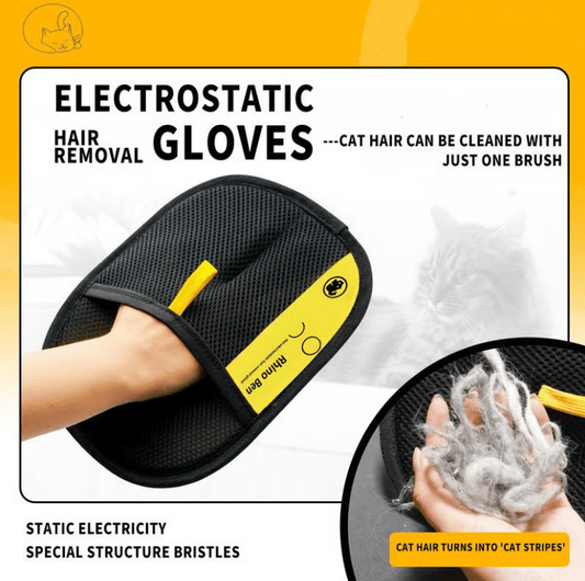 🔥LAST DAY PROMOTION - Buy 1 Get 1 Free🐱🐶✨ Pet Hair Remover Electrostatic Gloves