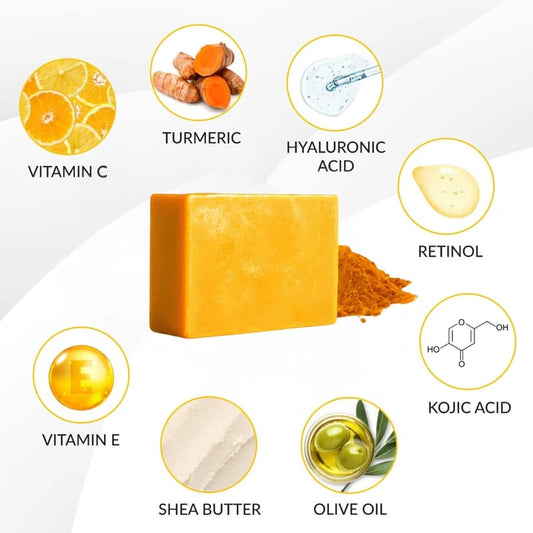 🍃Hot Sale 50% OFF🔥Turmeric & Kojic Acid Brightening Soap