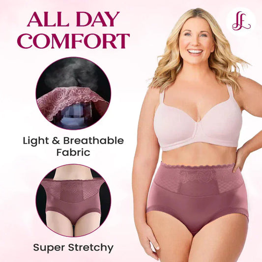 Silky Comfortable High-Waisted Hip-Lifting Briefs