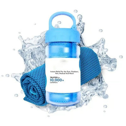 🎁Last Day Buy 1 Get 1 Free (Each only ￡3.99)🔥❄️Cold Sweat Towel You Can Use Anywhere, Anytime! Reusable Soft Absorbent Cooling Portable