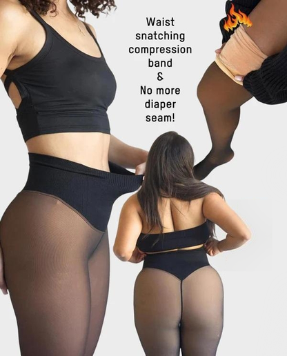 🔥Hot Sale 50% OFF!!⚡⚡50K+ SOLD!❄️One-Seam Shaping Fleece Leggings✨Stay Warm&Look Snatched - Buy 2 Get Free Shipping