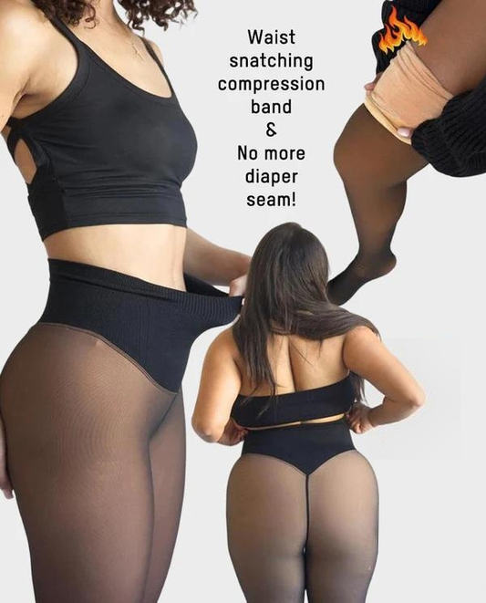 🔥Hot Sale 50% OFF!!⚡⚡50K+ SOLD!❄️One-Seam Shaping Fleece Leggings✨Stay Warm&Look Snatched - Buy 2 Get Free Shipping