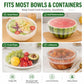 🎁LIMITED SALE BUY 2 GET 1 FREE!!✨🔥100PCS Disposable Stretch Food Covers for Bowls & Plates