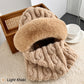 Women's Winter Warm Windproof Plush Scarf Hat