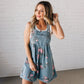 🌸New Fashion 50% OFF🌸 Vintage Floral Printed Denim Jumpsuit