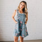 🌸New Fashion 50% OFF🌸 Vintage Floral Printed Denim Jumpsuit