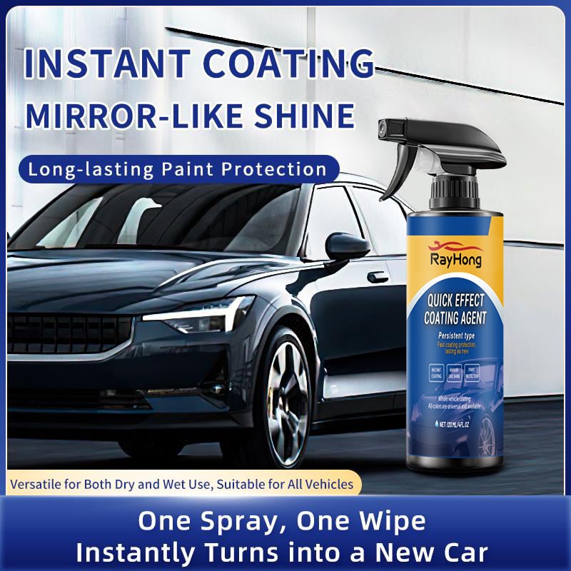 Spray De Protection Rapide Pour Voiture – Effet Immédiat, Brillant Longue Durée | Réparation De Micro-rayures Et Lavage Sans Eau