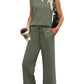 💕 Hot Sale 50% OFF🔥2025 New Women's  Cap Sleeve Top & Wide-Leg Pants 2-Piece Set