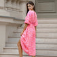 💖Limited Sale 50% OFF💖Women's V-Neck Printed Dress