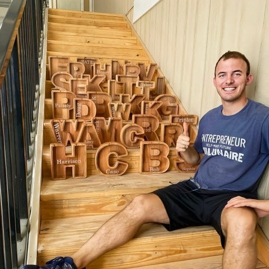 🎁Last Day 49% OFF - Piggy Bank-Wood Gift For Kids🎉Buy 2 Free Shipping