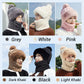 Women's Winter Warm Windproof Plush Scarf Hat