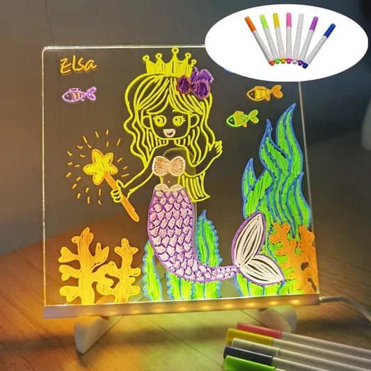 🎅New Year Hot Sale 49% OFF🎨Creative LED Note Board🎁Gift 7 Colour Pens For Free