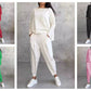 💕Mother's Day Sale 50% OFF💕Round-Neck Long-Sleeved Top ＆ Pants 2-Piece Set