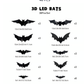 🔥Halloween 50% off 🎃3D Bat LED Wall Light Decor 🦇✨ – Easy Installation | Soft LED Glow for Living Room/Bedroom Festive Vibe