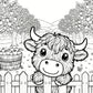 🔥New Year Big Sales 50% Off🐮Highland Cow Coloring Book