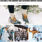 💥Christmas SALE 50% OFF✨5 Pairs Women's Solid Mid-calf Cozy Socks
