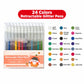 Retractable Glitter Gel Pen Set for Journaling & Drawing