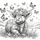 🔥New Year Big Sales 50% Off🐮Highland Cow Coloring Book