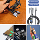 🔥Last Day 50% Off🔥 - 100W Fast Charging 3-in-1 Glow-in-the-Dark Data Cable