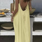 💃LAST DAY SAEL 50% OFF!!✨Women's Solid Color Backless Cami Dress💕