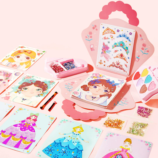 🔥Christmas Big Sale 50% OFF💝Fantasy 3-in-1 Princess Dress Up & Make Up Game Set💅