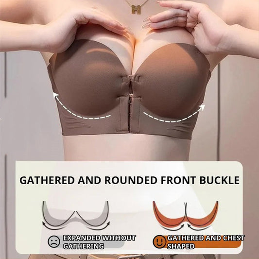 🔥2024 Summer Exclusive 49% OFF - Women's Non-Slip Front Closure Strapless Bra