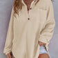 🔥Hot SALE 50% Off🔥Women’s Loose Solid Colour Waffle Knit Shirt