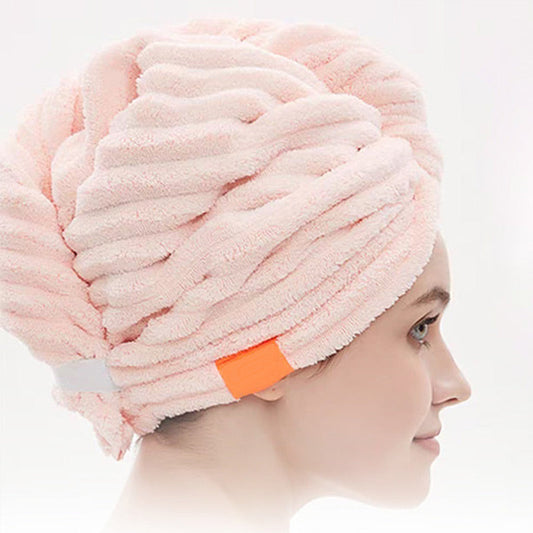 🔥Hot SALE 49% OFF🔥Hair Drying Towel Cap with Button