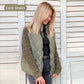 🔥Black Friday Sale 50% OFF 🔥2025 New Women's Knit Patchwork Puffy Jacket