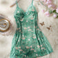 🔥Valentine's Day Hot Sale - 50% OFF🎁Women's Sexy Lace Trim Slit Bowknot Decor Sleep Dress