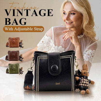 💖Christmas Big Sale 50% OFF🌹[Women’s Gift]Vintage Fashion Bag with Adjustable Wider Shoulder Strap