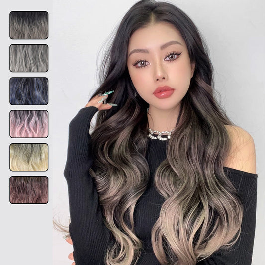 🎁Limited Time Offer 50% Off🌈Gradient Color Curly Wig Piece#hair
