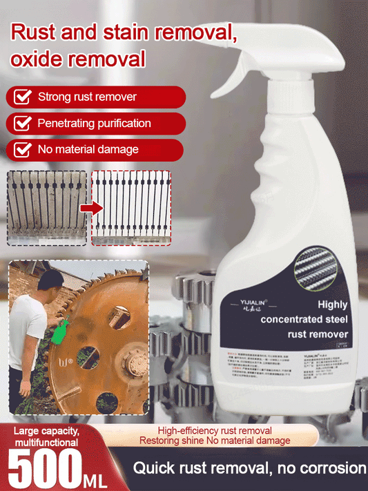 💥 Buy 2 and get 1 Free🔥🛠️ Highly Concentrated Rust Remover for Steel & Iron – Deep-Acting, Effortless, and Metal-Safe
