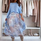 💥Last Day Special Sale 50% OFF💃Blue Set Bow Back Top & Tulle Skirt