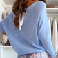 💥Last Day Special Sale 50% OFF💃Blue Set Bow Back Top & Tulle Skirt