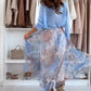 💥Last Day Special Sale 50% OFF💃Blue Set Bow Back Top & Tulle Skirt