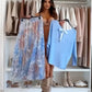 💥Last Day Special Sale 50% OFF💃Blue Set Bow Back Top & Tulle Skirt