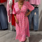 💖Limited Sale 50% OFF💖Women's V-Neck Printed Dress