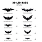 🔥Halloween 50% off 🎃3D Bat LED Wall Light Decor 🦇✨ – Easy Installation | Soft LED Glow for Living Room/Bedroom Festive Vibe