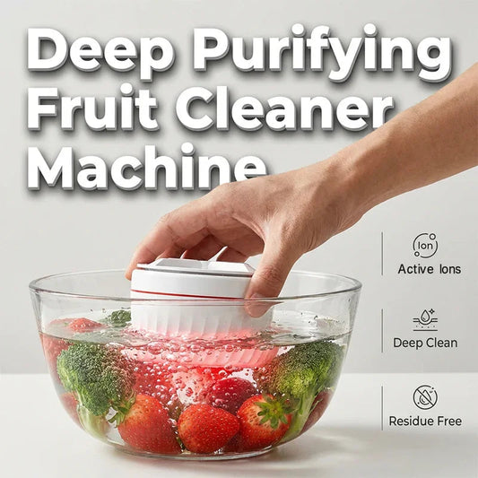 📢📢60% OFF !! ⏰💞50K+ SOLD!Portable Vegetable & Fruit Cleaner Machine