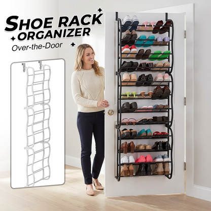 👟 60% OFF NOW! 🏆 Over-the-Door Shoe Rack Organizer – 24 pockets & tool-free install – Fits standard doors, holds up to 24 pairs – perfect for entryway or closet 🚪✨