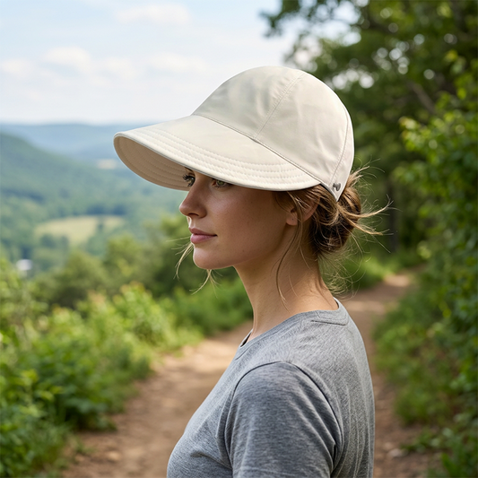 🏆Flash Sale⚡50K+ SOLD! Almost Gone-💥🎁✨Women’s UPF 50+ Elegant Foldable Sun Hat – Wide-Brim Cotton Bucket Hat with Neck Flap & Adjustable Strap 🌞🇬🇧 | Packable, Breathable & Beach-Ready