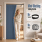 ⏰LIMITED TIME 50% OFF! ⭐No-Drill Magnetic Accordion Door Curtain