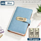 ⏰LIMITED TIME 50% OFF! ⭐100-Transparent-Pocket Currency Collectors Album,3-Digit Resettable Password Lock，suitable for storing money and important.