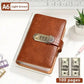 ⏰LIMITED TIME 50% OFF! ⭐100-Transparent-Pocket Currency Collectors Album,3-Digit Resettable Password Lock，suitable for storing money and important.